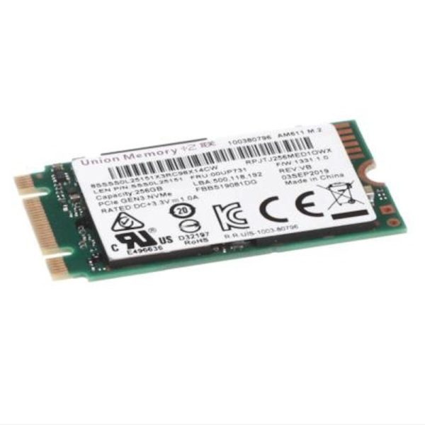 Ổ cứng SSD M.2 PCIe NVMe 2242 Gen3x2 256GB Laptop Lenovo - 00UP731